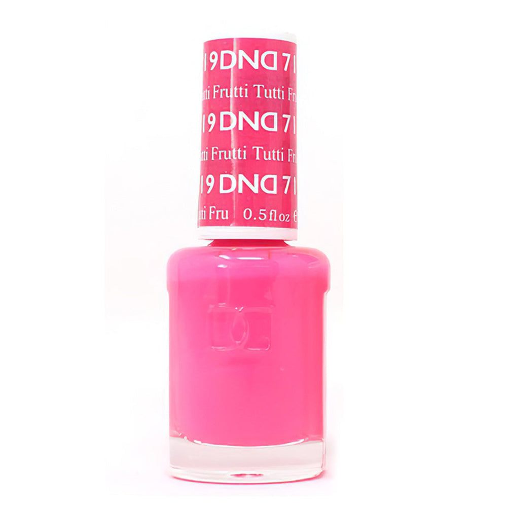 DND Nail Lacquer - 719 Pink Colors - Tutti Frutti by DND - Daisy Nail Designs sold by DTK Nail Supply