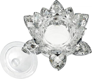  Crystal Lotus Flower Dappen Dish - Silver #1 by Other sold by DTK Nail Supply