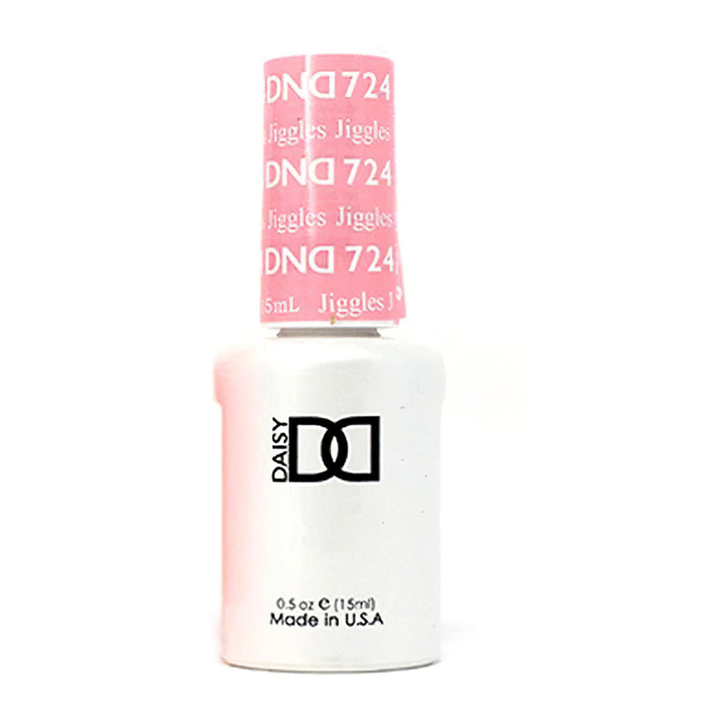 DND Gel Polish - 724 Pink Colors - Jiggles by DND - Daisy Nail Designs sold by DTK Nail Supply
