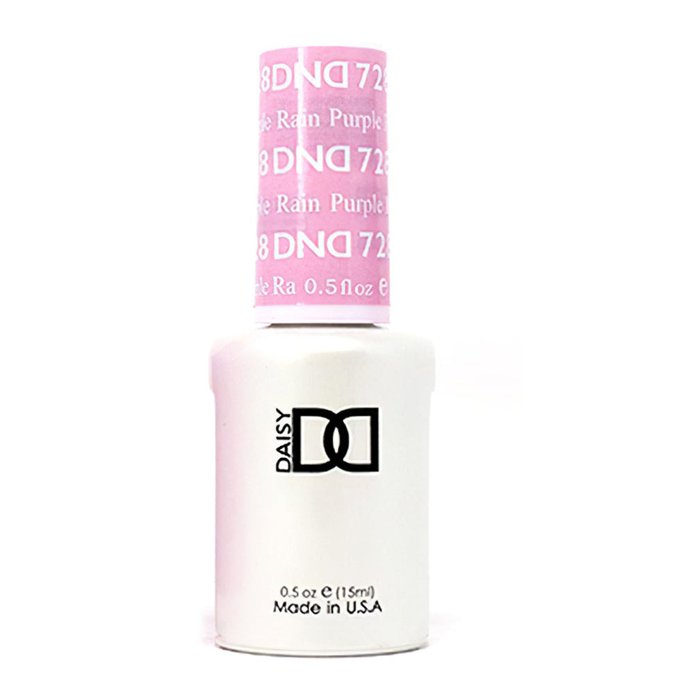 DND Gel Polish - 728 Purple Colors - Purple Rain by DND - Daisy Nail Designs sold by DTK Nail Supply