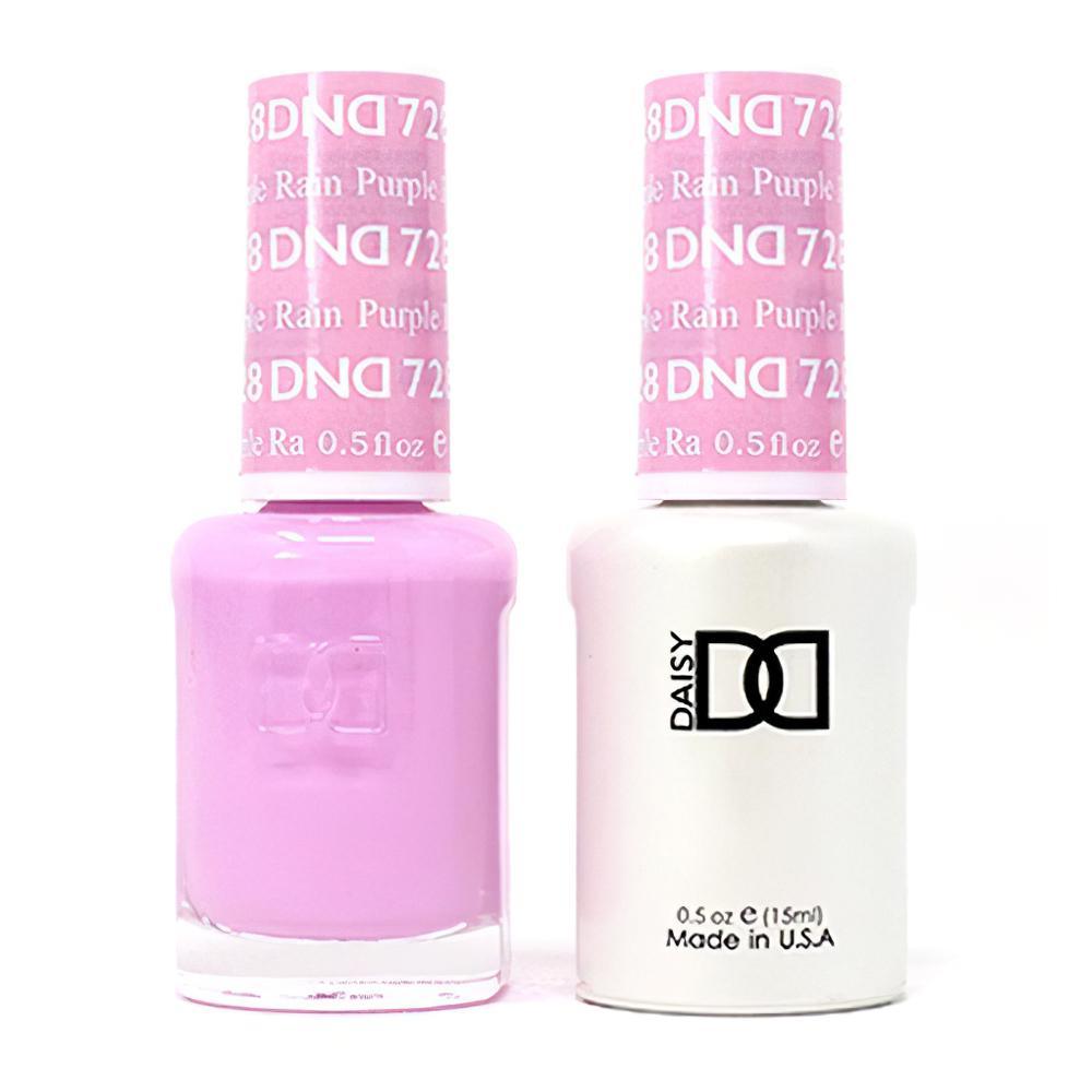 DND Gel Nail Polish Duo - 728 Purple Rain by DND - Daisy Nail Designs sold by DTK Nail Supply