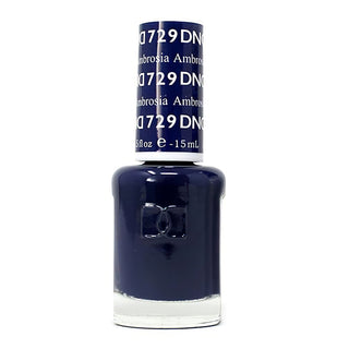 DND Nail Lacquer - 729 Blue Colors - Ambrosia by DND - Daisy Nail Designs sold by DTK Nail Supply