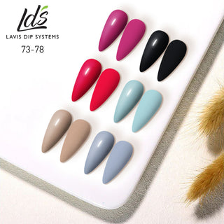  LDS Healthy Nail Lacquer Set (6 colors): 073 to 078 by LDS sold by DTK Nail Supply