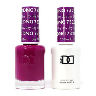  DND Gel Nail Polish Duo - 732 Purple Colors - Joy by DND - Daisy Nail Designs sold by DTK Nail Supply