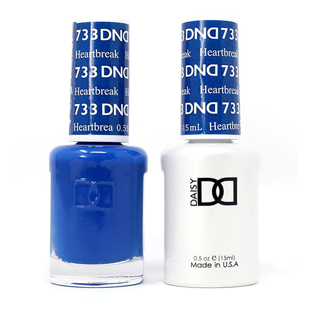  DND Gel Nail Polish Duo - 733 Heartbreak by DND - Daisy Nail Designs sold by DTK Nail Supply