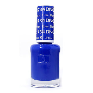 DND Nail Lacquer - 734 Blue Colors - Berry Blue by DND - Daisy Nail Designs sold by DTK Nail Supply