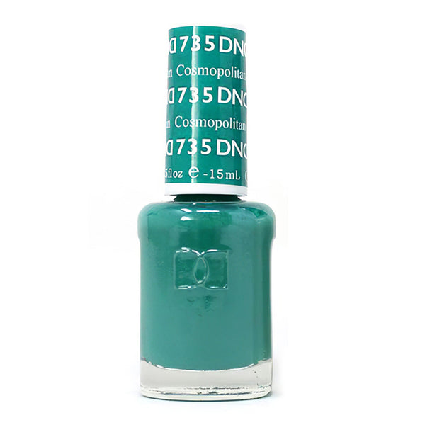DND Nail Lacquer - 735 Green Colors - Cosmopolitan by DND - Daisy Nail Designs sold by DTK Nail Supply