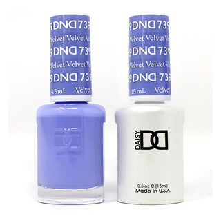  DND Gel Nail Polish Duo - 739 Purple Colors - Velvet by DND - Daisy Nail Designs sold by DTK Nail Supply