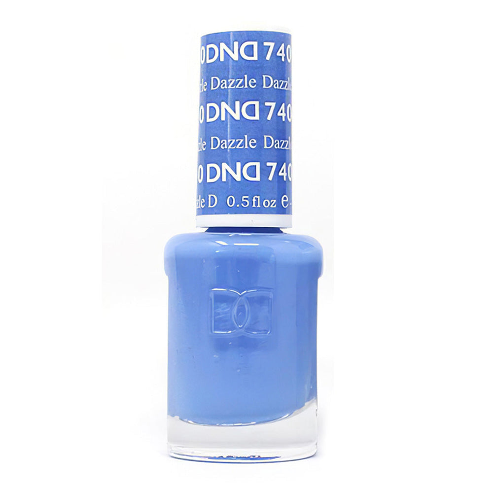 DND Nail Lacquer - 740 Blue Colors - Dazzle by DND - Daisy Nail Designs sold by DTK Nail Supply