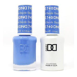  DND Gel Nail Polish Duo - 740 Blue Colors - Dazzle by DND - Daisy Nail Designs sold by DTK Nail Supply