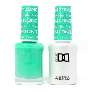  DND Gel Nail Polish Duo - 742 Green Colors - Minty Mint by DND - Daisy Nail Designs sold by DTK Nail Supply