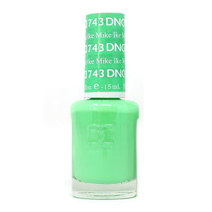 DND Nail Lacquer - 743 Green Colors - Mike Ike by DND - Daisy Nail Designs sold by DTK Nail Supply