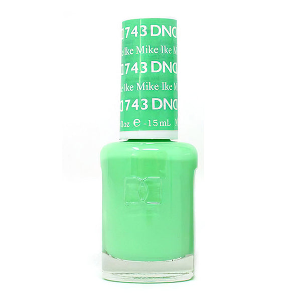 DND Nail Lacquer - 743 Green Colors - Mike Ike by DND - Daisy Nail Designs sold by DTK Nail Supply