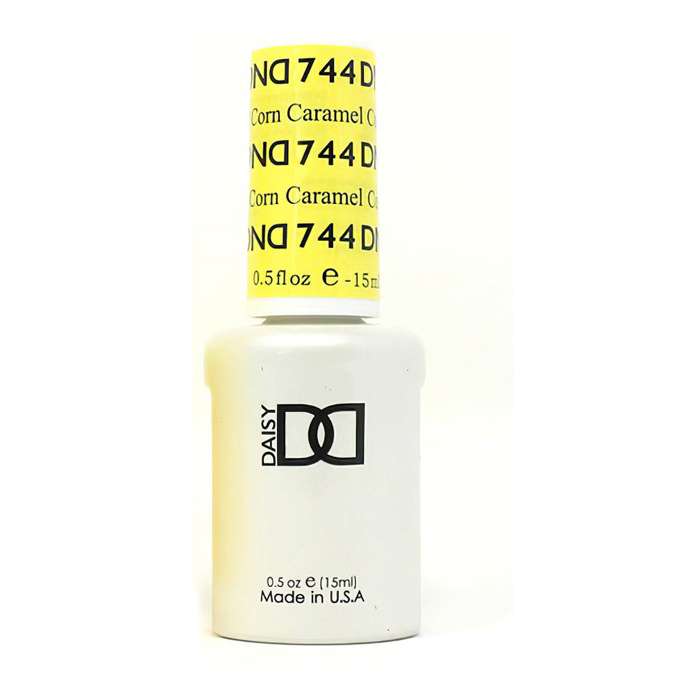 DND Gel Polish - 744 Yellow Colors - Caramel Corn by DND - Daisy Nail Designs sold by DTK Nail Supply