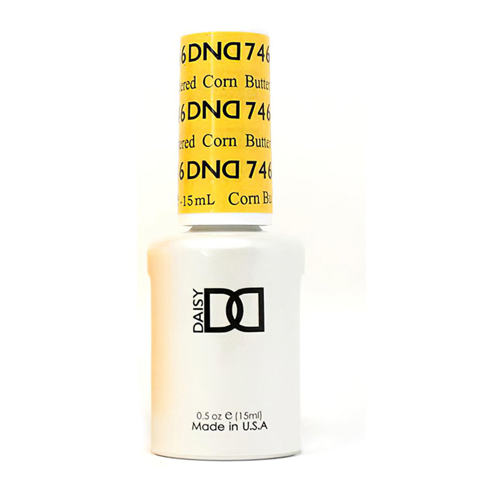 DND Gel Polish - 746 Yellow Colors - Buttered Corn by DND - Daisy Nail Designs sold by DTK Nail Supply