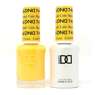  DND Gel Nail Polish Duo - 746 Yellow Colors - Buttered Corn by DND - Daisy Nail Designs sold by DTK Nail Supply