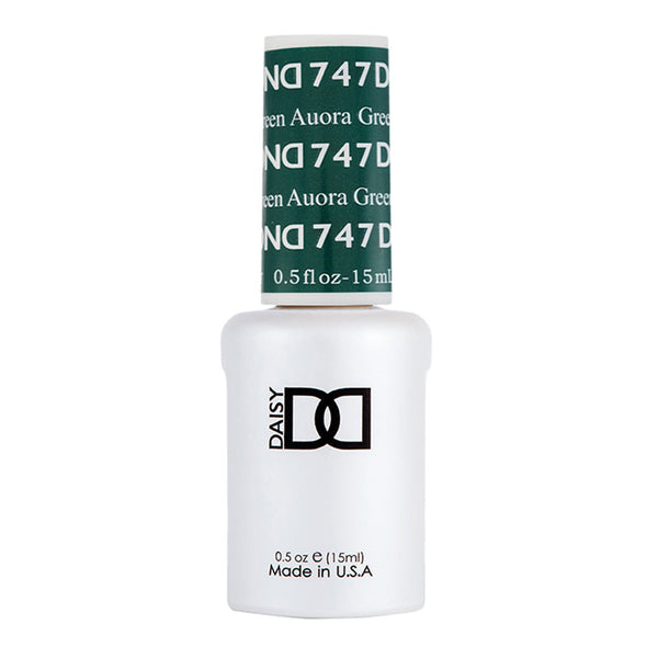 DND Gel Polish - 747 Green Colors - Aurora Green by DND - Daisy Nail Designs sold by DTK Nail Supply