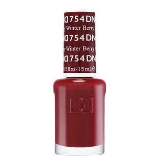 DND Nail Lacquer - 754 Red Colors - Winter Berry by DND - Daisy Nail Designs sold by DTK Nail Supply