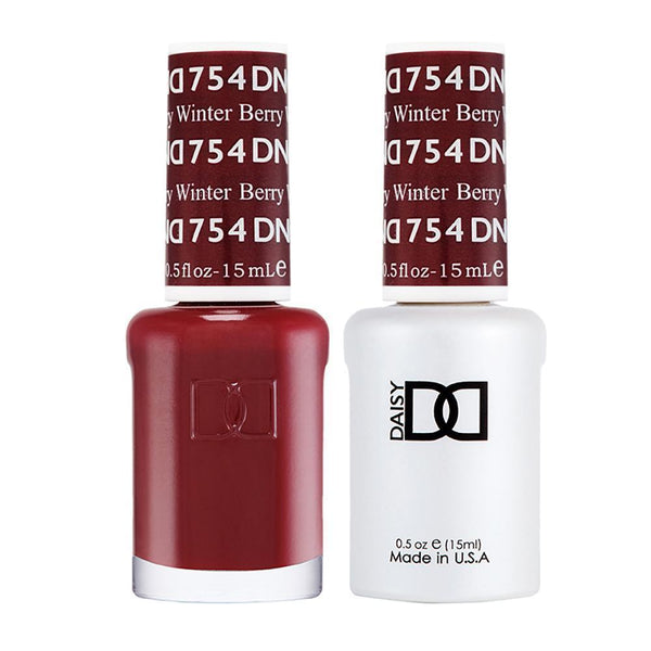  DND Gel Nail Polish Duo - 754 Winter Berry by DND - Daisy Nail Designs sold by DTK Nail Supply