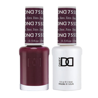  DND Gel Nail Polish Duo - 755 Purple Colors - Jinx by DND - Daisy Nail Designs sold by DTK Nail Supply