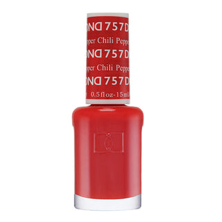 DND Nail Lacquer - 757 Red Colors - Chilli Pepper by DND - Daisy Nail Designs sold by DTK Nail Supply