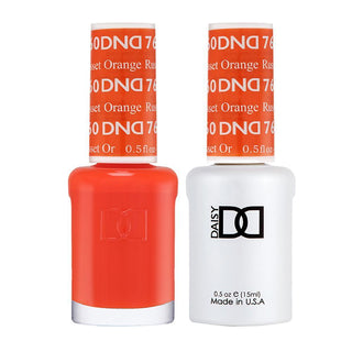  DND Gel Nail Polish Duo - 760 Orange Colors - Russet Orange by DND - Daisy Nail Designs sold by DTK Nail Supply
