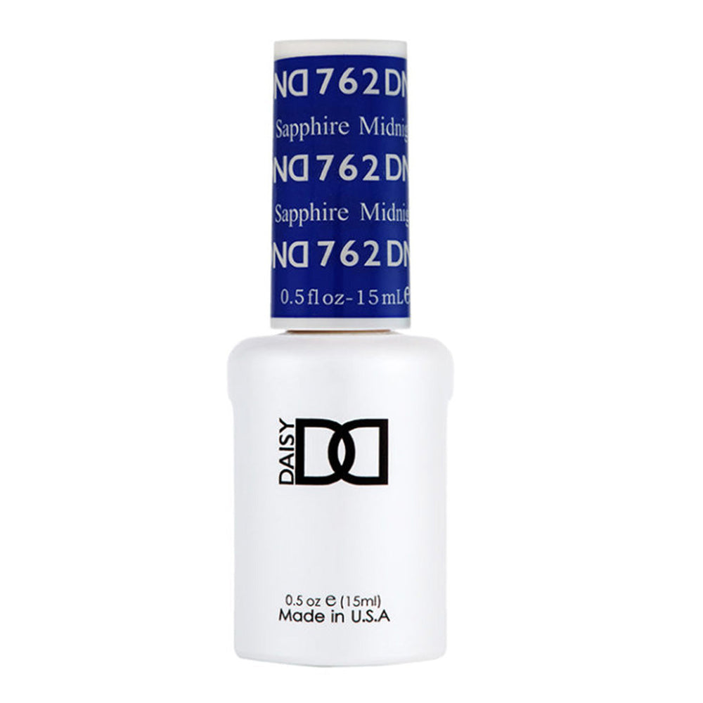 DND Gel Polish - 762 Blue Colors - Midnight Sapphire by DND - Daisy Nail Designs sold by DTK Nail Supply