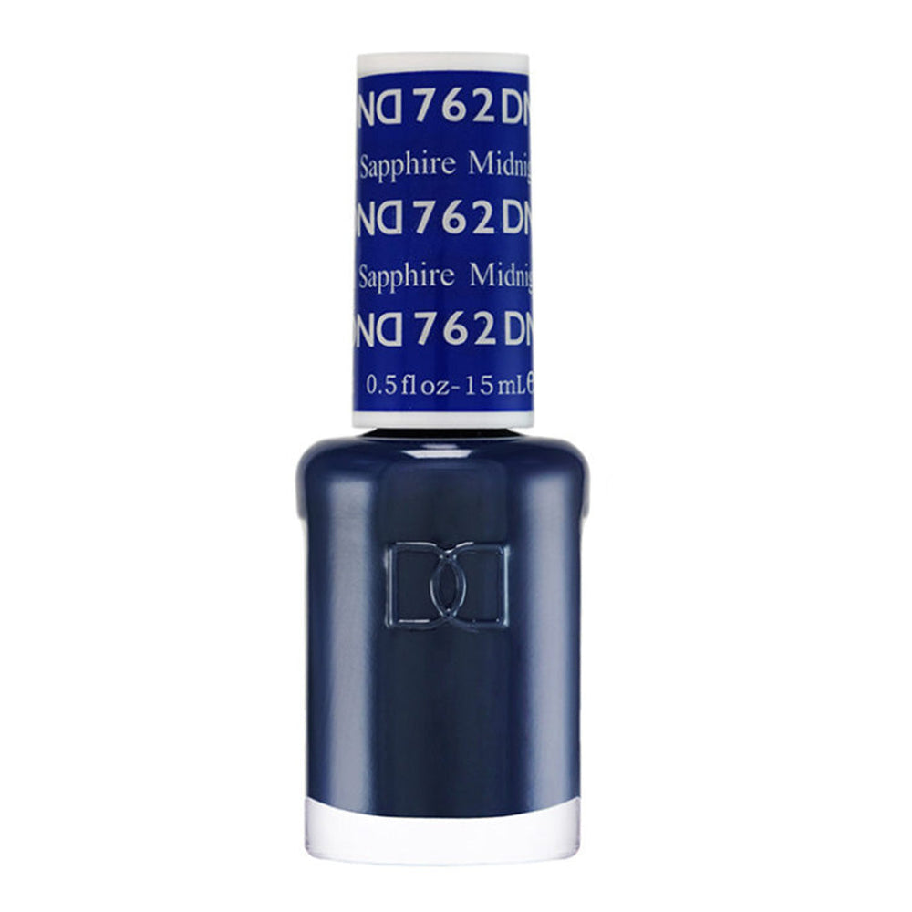 DND Nail Lacquer - 762 Blue Colors - Midnight Sapphire by DND - Daisy Nail Designs sold by DTK Nail Supply