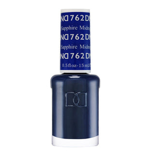 DND Nail Lacquer - 762 Blue Colors - Midnight Sapphire by DND - Daisy Nail Designs sold by DTK Nail Supply