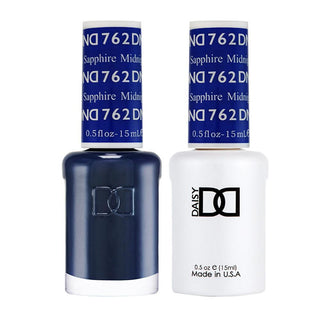  DND Gel Nail Polish Duo - 762 Blue Colors - Midnight Sapphire by DND - Daisy Nail Designs sold by DTK Nail Supply