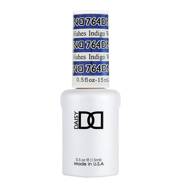 DND Gel Polish - 764 Blue Colors - Indigo Wishes by DND - Daisy Nail Designs sold by DTK Nail Supply