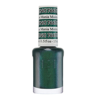 DND Nail Lacquer - 766 Green Colors - Mistletoe Mania by DND - Daisy Nail Designs sold by DTK Nail Supply