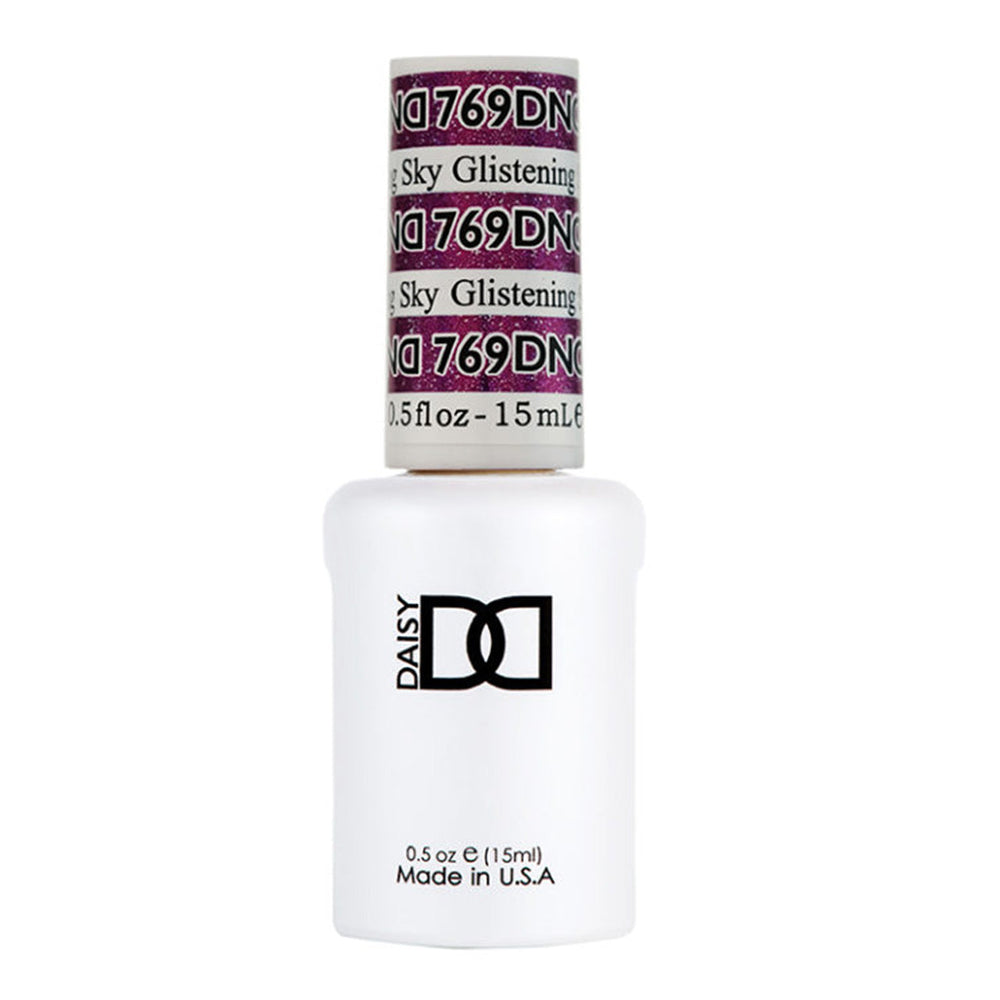 DND Gel Polish - 769 Red Colors - Glistening Sky by DND - Daisy Nail Designs sold by DTK Nail Supply