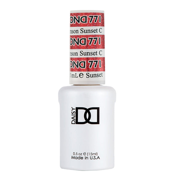 DND Gel Polish - 771 Red Colors - Crimson Sunset by DND - Daisy Nail Designs sold by DTK Nail Supply