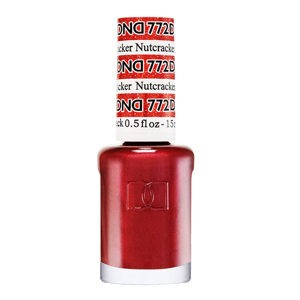 DND Nail Lacquer - 772 Red Colors - Nutcracker by DND - Daisy Nail Designs sold by DTK Nail Supply