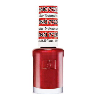 DND Nail Lacquer - 772 Red Colors - Nutcracker by DND - Daisy Nail Designs sold by DTK Nail Supply