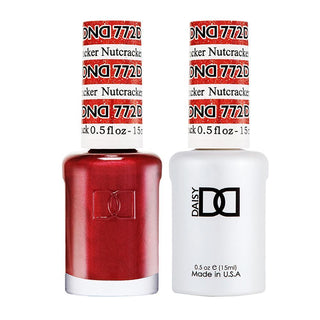  DND Gel Nail Polish Duo - 772 Red Colors - Nutcracker by DND - Daisy Nail Designs sold by DTK Nail Supply