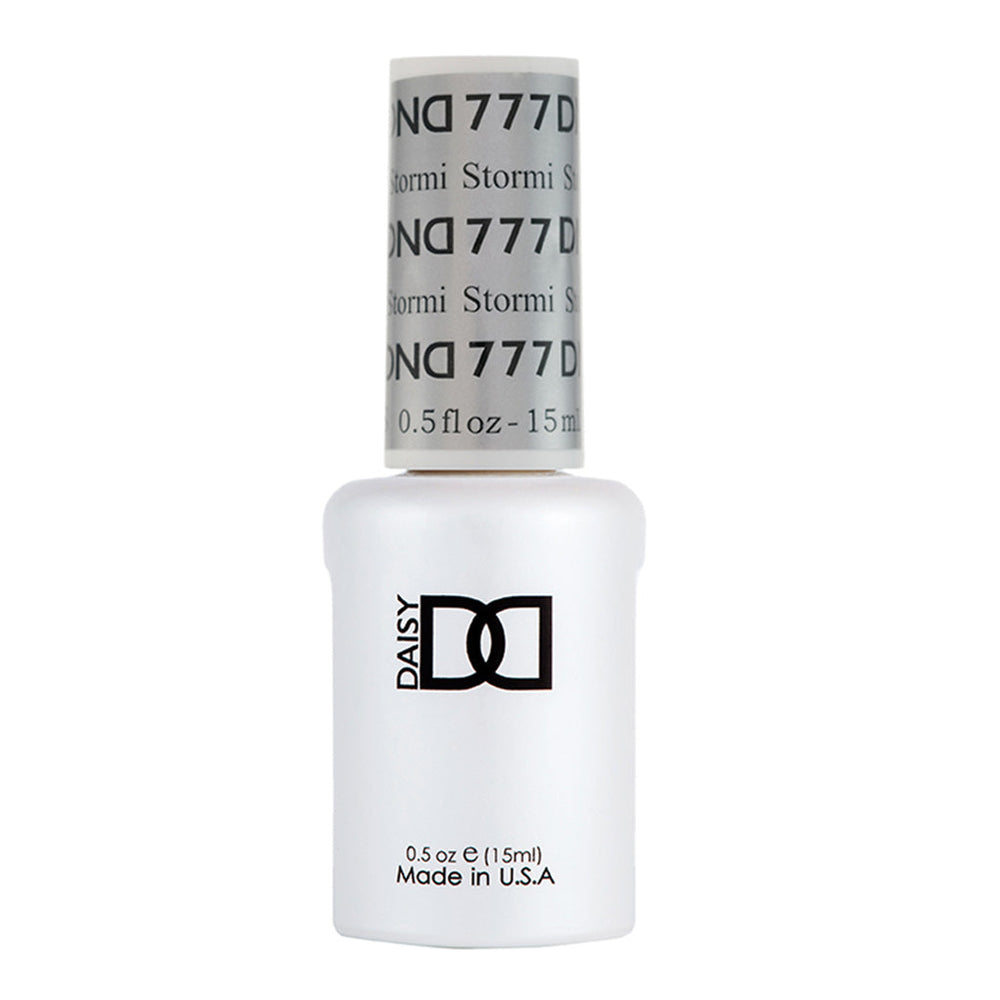 DND Gel Polish - 777 Silver Colors - Stormi by DND - Daisy Nail Designs sold by DTK Nail Supply
