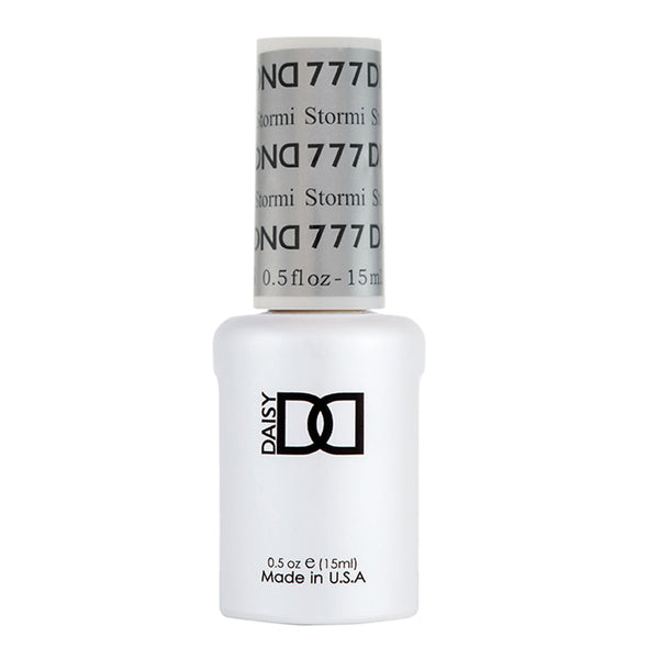 DND Gel Polish - 777 Silver Colors - Stormi by DND - Daisy Nail Designs sold by DTK Nail Supply