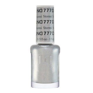 DND Nail Lacquer - 777 Silver Colors - Stormi by DND - Daisy Nail Designs sold by DTK Nail Supply