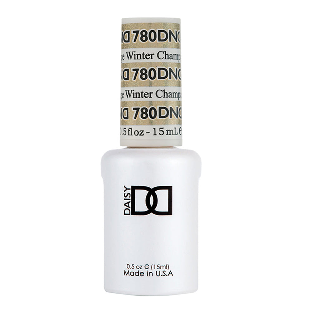 DND Gel Polish - 780 Gold Colors - Champagne Winter by DND - Daisy Nail Designs sold by DTK Nail Supply