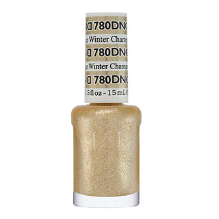 DND Nail Lacquer - 780 Gold Colors - Champagne Winter by DND - Daisy Nail Designs sold by DTK Nail Supply