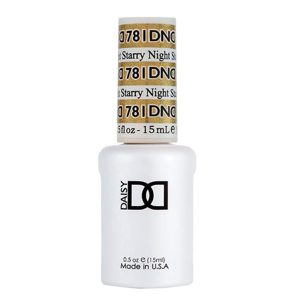 DND Gel Polish - 781 Gold Colors - Starry Night by DND - Daisy Nail Designs sold by DTK Nail Supply