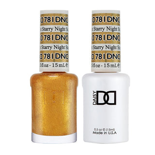  DND Gel Nail Polish Duo - 781 Gold Colors - Starry Night by DND - Daisy Nail Designs sold by DTK Nail Supply