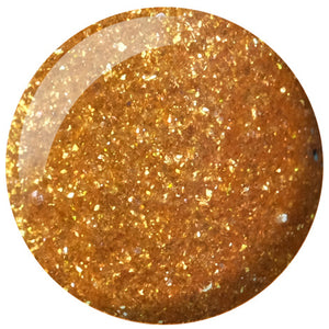 DND Acrylic & Powder Dip Nails 781 - Glitter, Gold Colors