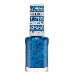 DND Nail Lacquer - 782 Blue Colors - Feelin' Frosty by DND - Daisy Nail Designs sold by DTK Nail Supply