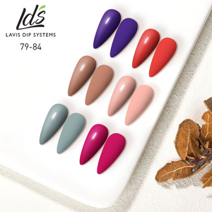  LDS Healthy Gel Color Set (6 colors): 079 to 084 by LDS sold by DTK Nail Supply