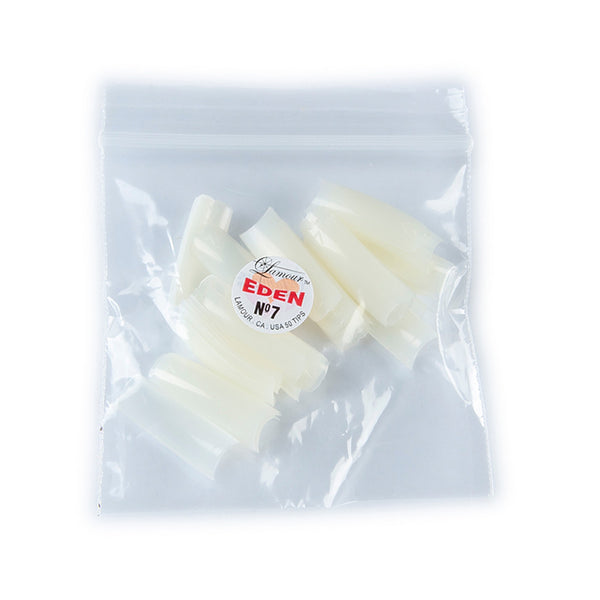  Lamour Eden Natural Tips 50pcs/bag, #7 by Other sold by DTK Nail Supply