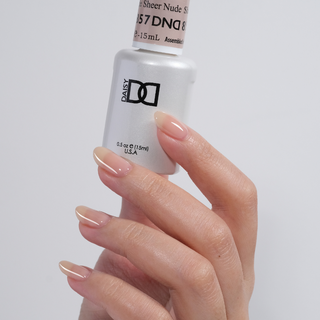 DND Gel Nail Polish Duo - 857 Sheer Nude by DND - Daisy Nail Designs sold by DTK Nail Supply