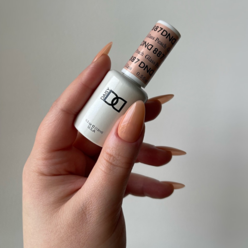 DND Gel Nail Polish Duo - 887 Glass Peach by DND - Daisy Nail Designs sold by DTK Nail Supply